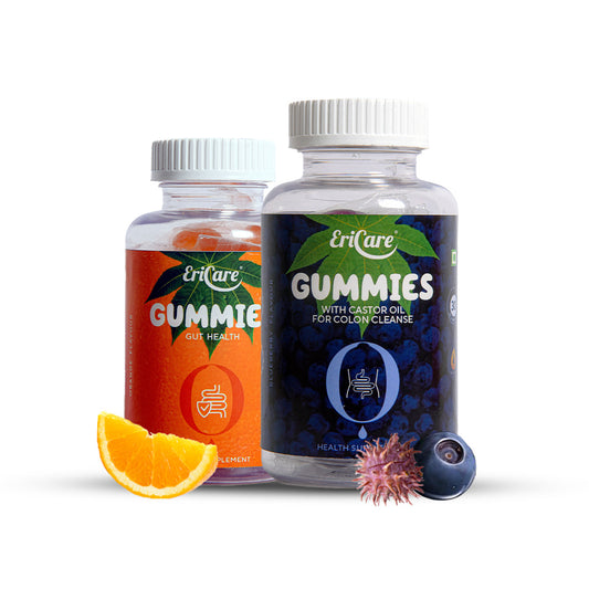 Gummies for improved gut health and relieving constipation