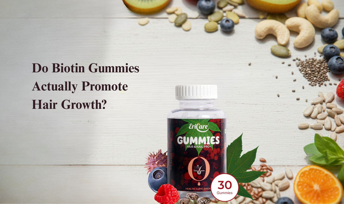 Image shows Biotin Gummies Actually Promote Hair Growth