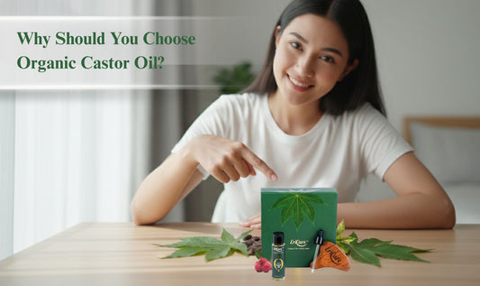 A Lady shows Why Should You Choose Organic Castor Oil?