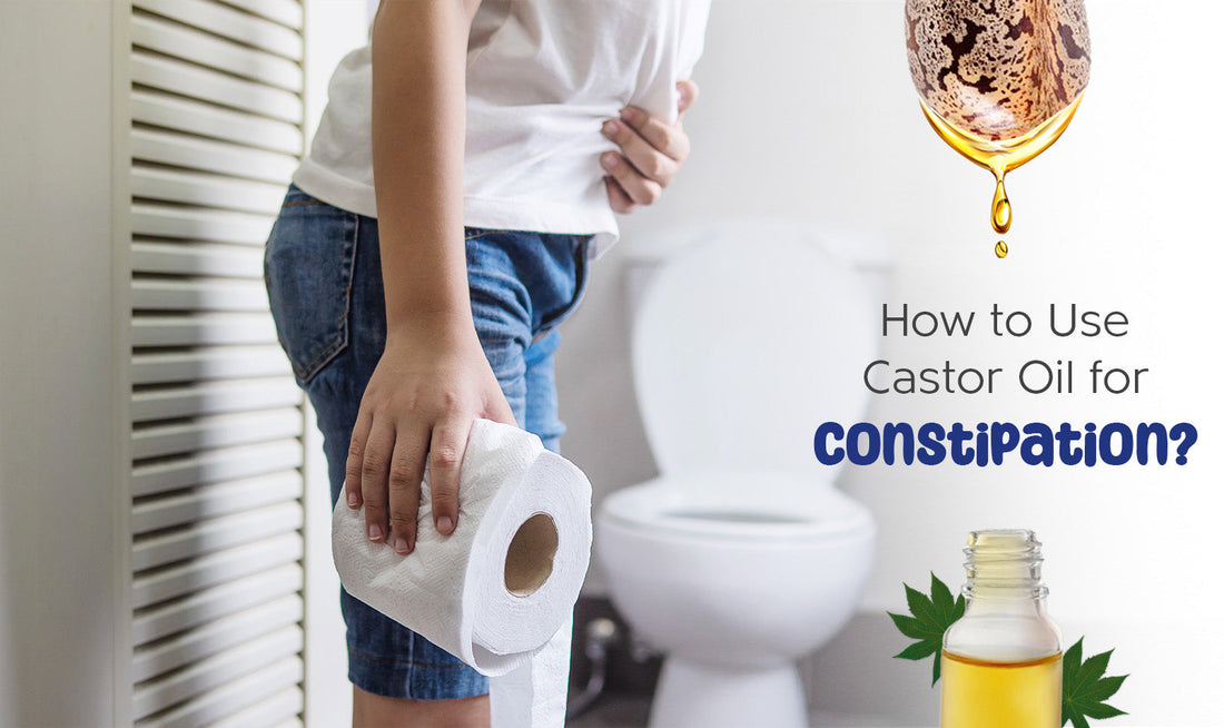 How to use castor oil for constipation and colon cleanse?