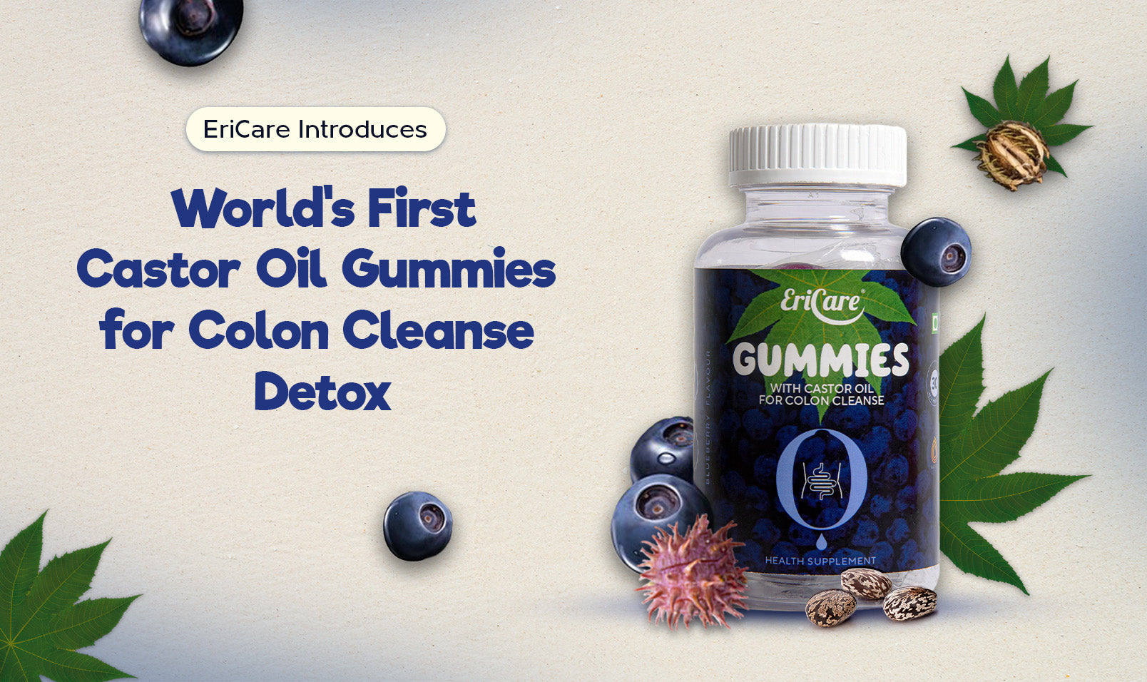 Colon Oil EriCare launches World's First Castor Oil Gummies for Colon Cleanse ...