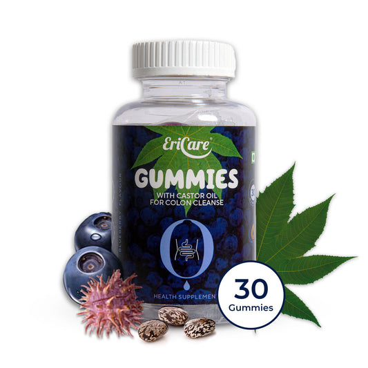 EriCare® Gummies With Castor Oil for Colon Cleanse 105 GM (30 N)
