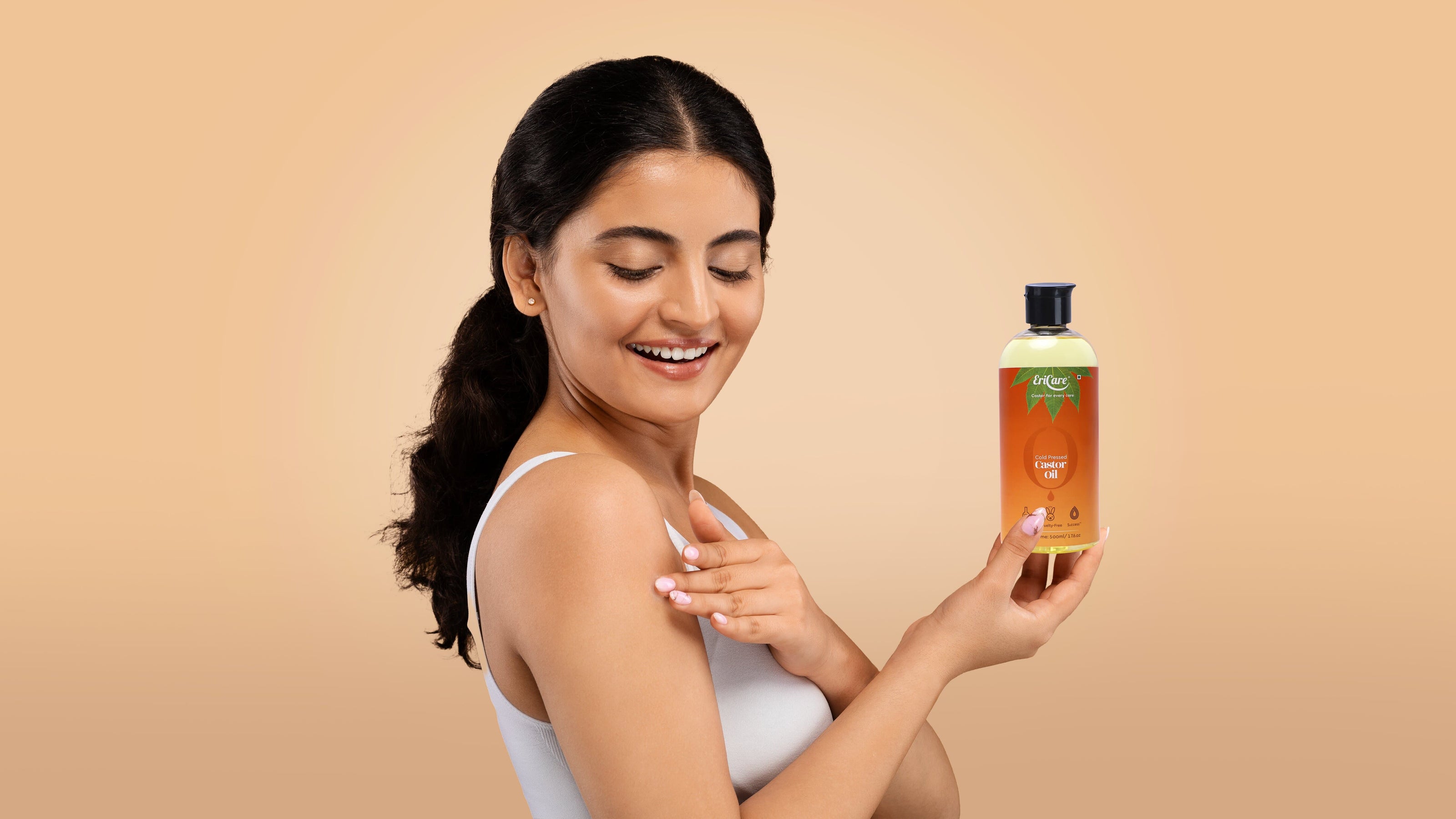 Get soft moisturized skin by regularly applying castor oil on skin.