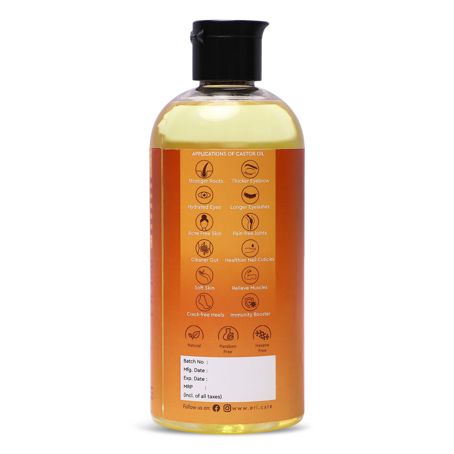 Here are the multipurpose usage  of Cold-Pressed-castor-oil